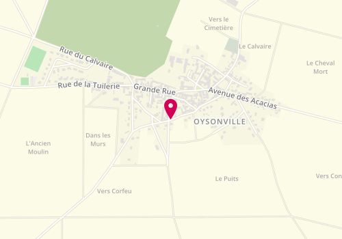 Plan de GUILLON Pierre, 38 Rue Tour du Village, 28700 Oysonville