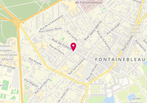 Plan de PFM, 155 Rue Saint Merry, 77300 Fontainebleau