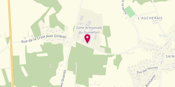 Plan de Miroiterie du guinefort, Zone Artisanale, 22100 Saint-Carné