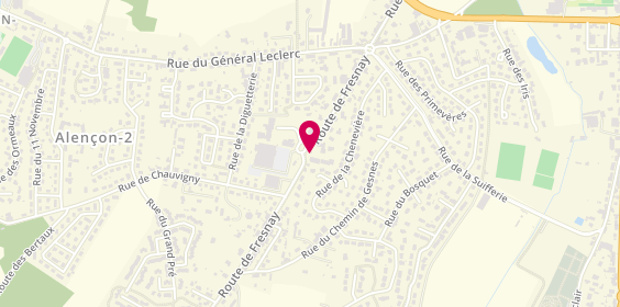 Plan de Lessinger Menuiserie, 23 Bis Route Fresnay, 61000 Saint-Germain-du-Corbéis