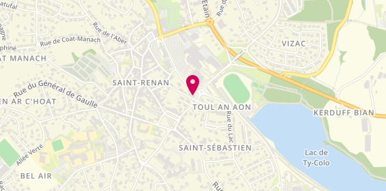 Plan de Agence Axel Fermetures St-Renan, 6 Rue du Pont de Bois, 29290 Saint-Renan