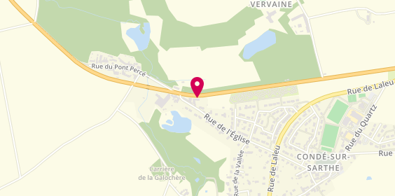 Plan de Direct Menuiserie 61, 1 Rue du Pont Percé, 61250 Condé-sur-Sarthe