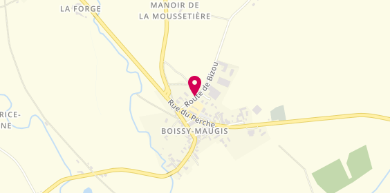 Plan de Ebelux, Boissy Maugis Route Bizou, 61110 Cour-Maugis-sur-Huisne