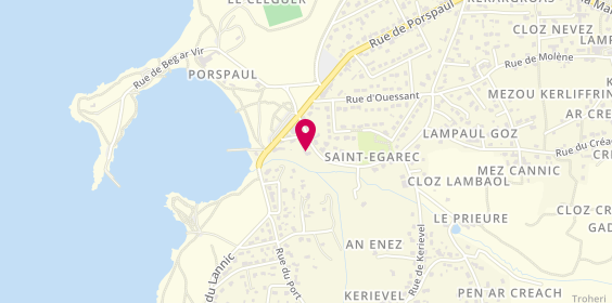 Plan de KEROUANTON Arnaud, 46 Rue de Saint-Egarec, 29810 Lampaul-Plouarzel