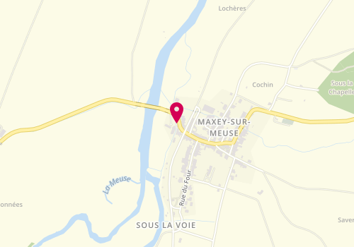 Plan de Menuiserie Fauvet, 2 Grande Rue Grande Rue, 88630 Maxey-sur-Meuse