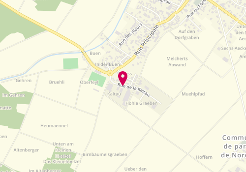 Plan de Menuiserie BHL, Ens Zone Artisanale 6 Rue Kaltau, 67150 Hindisheim