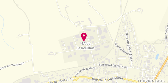 Plan de Scbm, Zone Industrielle de la Rouillais, 35420 Louvigné-du-Désert
