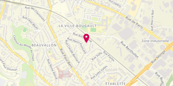 Plan de Ras Assistance Menuiserie, 9 Rue Paul Langevin, 22000 Saint-Brieuc