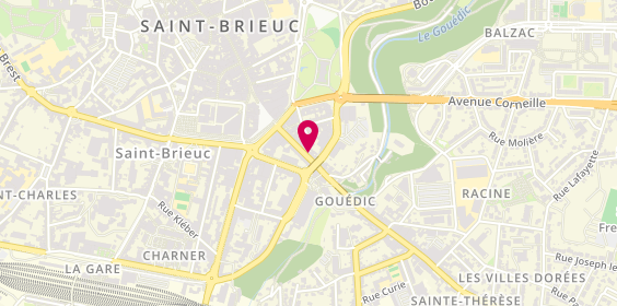 Plan de À Ciel Ouvert Bretagne, 29 Rue de Gouédic, 22000 Saint-Brieuc