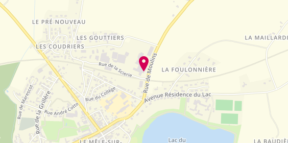 Plan de SAS Letellier, Route Moulins, 61170 Coulonges-sur-Sarthe