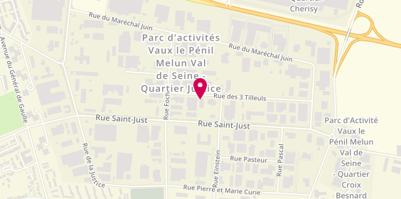 Plan de M.B.O - Miroiterie de Belle Ombre, 190 Rue des 3 Tilleuls, 77000 Vaux-le-Pénil