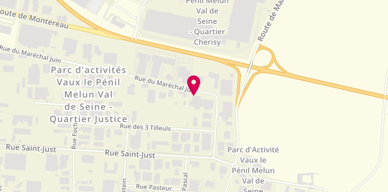 Plan de Art et Fenetres, 1000 Rue du Maréchal Juin, 77000 Vaux-le-Pénil