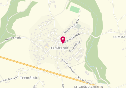 Plan de Le Guelvout Magalie, Tremeloir 2 Rue Turquant, 22590 Pordic