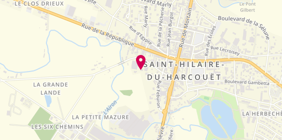 Plan de LETELLIER Stéphane, 33 Rue du Gué, 50600 Saint-Hilaire-du-Harcouët