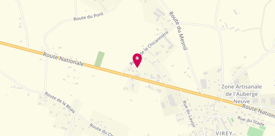 Plan de MARTIN Vincent, Virey 24 Route Nationale, 50600 Saint-Hilaire-du-Harcouët