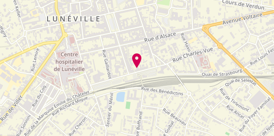 Plan de Alliance Diffusion Fermetures, 15 Bis Rue Rivolet, 54300 Lunéville