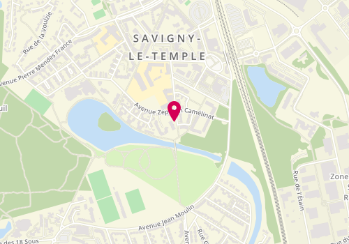 Plan de INES Manuel et Valérie, 3 Rue Blanche Lefebvre, 77176 Savigny-le-Temple