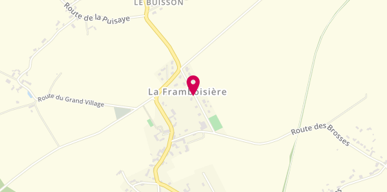 Plan de Am Menuiserie SASU, 8 Bis Route des Brosses, 28250 La Framboisière