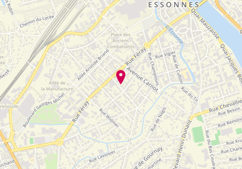 Plan de Entreprise Menuiserie Generale, 21 Rue du Champ d'Epreuves, 91100 Corbeil-Essonnes