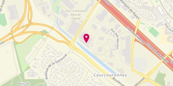 Plan de Entreprise de Menuiserie Design Courcouronnes - ABRASIVE DESIGN, 6 Rue Maryse Bastié, 91080 Évry-Courcouronnes
