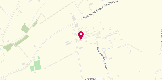 Plan de Vlm Bâtiment, 6 Route de Beausoleil, 50220 Saint-Quentin-sur-le-Homme