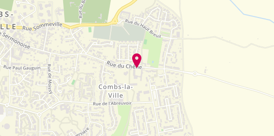 Plan de GMR Bois - Constructeur de Maisons en Ossature Bois, 27 Rue du Chêne, 77380 Combs-la-Ville