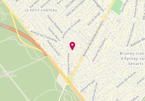 Plan de Atelier Bruman, 17 avenue de Chalandray, 91800 Brunoy