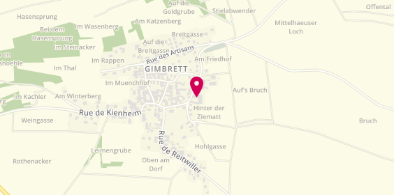 Plan de DEMUTH Emmanuel, Gimbrett 6 Rue Rumersheim, 67370 Berstett