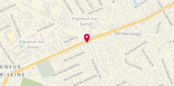 Plan de Accescontrol, 134 avenue Henri Barbusse, 91270 Vigneux-sur-Seine