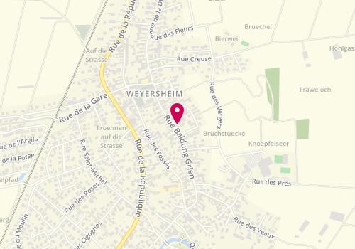 Plan de Menuiserie Ruffenach, 66 Rue de Baldung Grien, 67720 Weyersheim