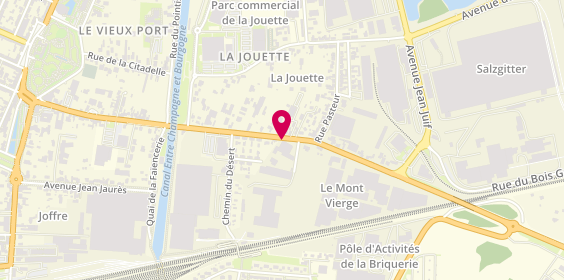 Plan de D.PERRIER - Menuiseries et fermetures, 39 Faubourg de Saint Dizier, 51300 Vitry-le-François