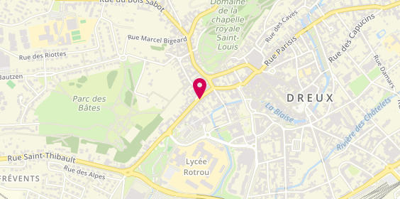 Plan de Fermetures et Stores Laignel Andre, 39 Rue Saint-Thibault, 28100 Dreux