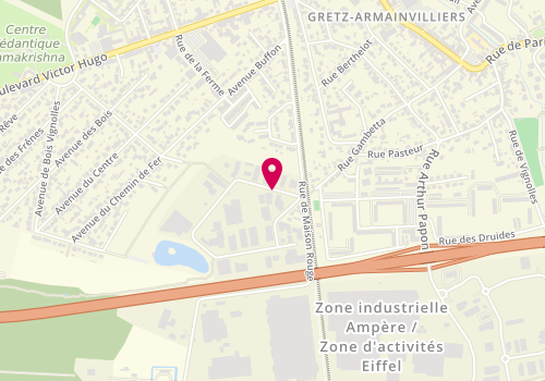 Plan de Securitech, 46 Rue Eiffel, 77220 Gretz-Armainvilliers