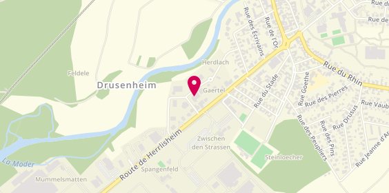 Plan de Destribois, 2 Rue Emile Haug, 67410 Drusenheim
