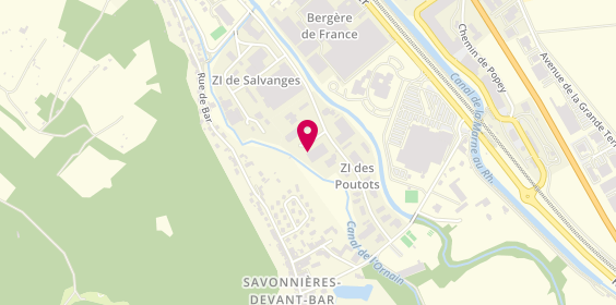 Plan de Steiner Menuiserie, 2 impasse Marcel Pagnol, 55000 Savonnières-devant-Bar