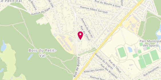Plan de TEK Menuiserie, 179 Rue de Boissy, 94370 Sucy-en-Brie