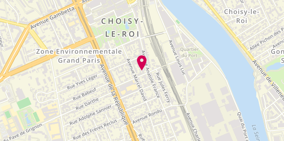 Plan de Alpha Stores Fermetures, 14 Rue Paul Carle, 94600 Choisy-le-Roi