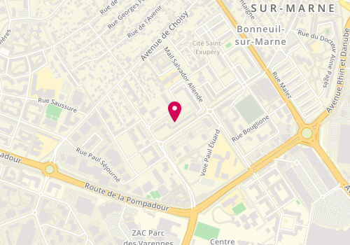 Plan de Multipass, 8 Rue Michel Goutier, 94380 Bonneuil-sur-Marne