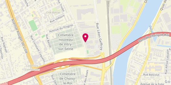 Plan de Frugier Menuiserie, 38 Rue du Général Malleret Joinville, 94400 Vitry-sur-Seine