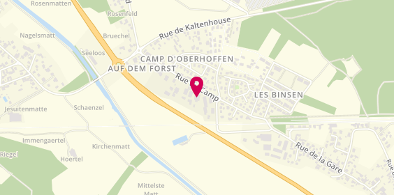 Plan de Fermaline, 3 Bis Rue du Camp, 67240 Oberhoffen-sur-Moder