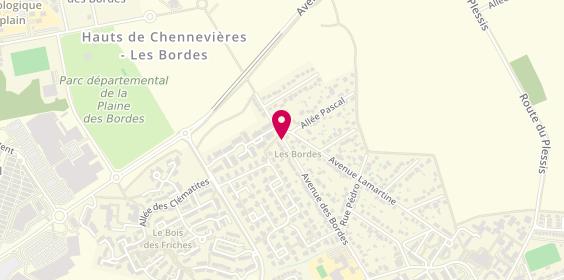 Plan de Acmg, 61 Avenue Bordes, 94510 La Queue-en-Brie