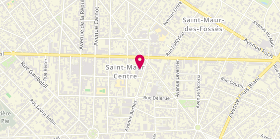 Plan de Sautreuil, 10 avenue Barbès, 94100 Saint-Maur-des-Fossés