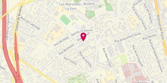 Plan de Prest Services Entretien, 25 Rue Etienne Dolet, 94800 Villejuif