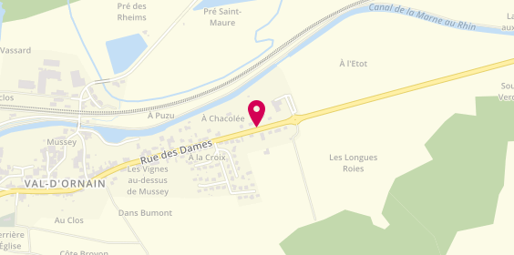 Plan de MC Lorraine, Mussey 67 Rue Dames, 55000 Val-d'Ornain