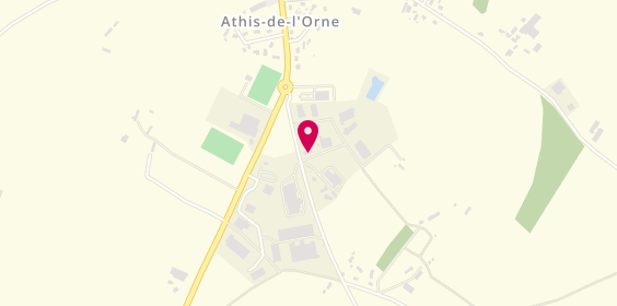Plan de Menuiserie PELLUET, Zone Artisanale 
La Colomblee, 61430 Athis-Val-de-Rouvre