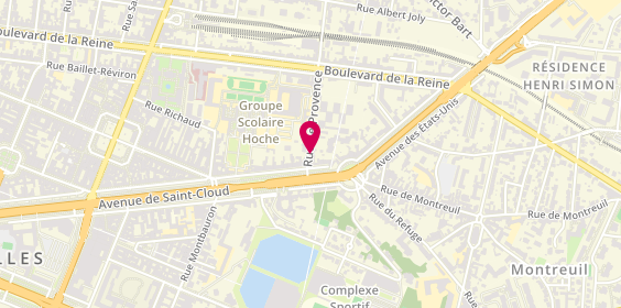 Plan de Garde Epée, 6 Rue Provence, 78000 Versailles