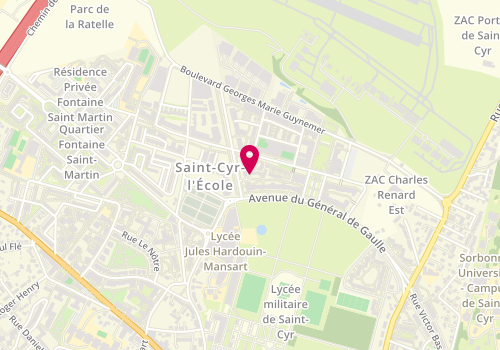 Plan de Menuiserie Allain, 19 Rue Gabriel Péri, 78210 Saint-Cyr-l'École