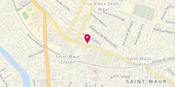 Plan de Aramys Fermetures, 13 Boulevard Rabelais, 94100 Saint-Maur-des-Fossés