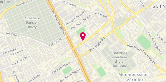Plan de Saoussen Drouche, 28 Avenue Henri Barbusse, 94200 Ivry-sur-Seine