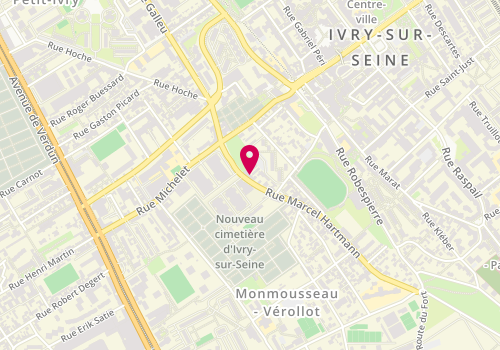 Plan de Goraguer, 113 Rue Marcel Hartmann, 94200 Ivry-sur-Seine